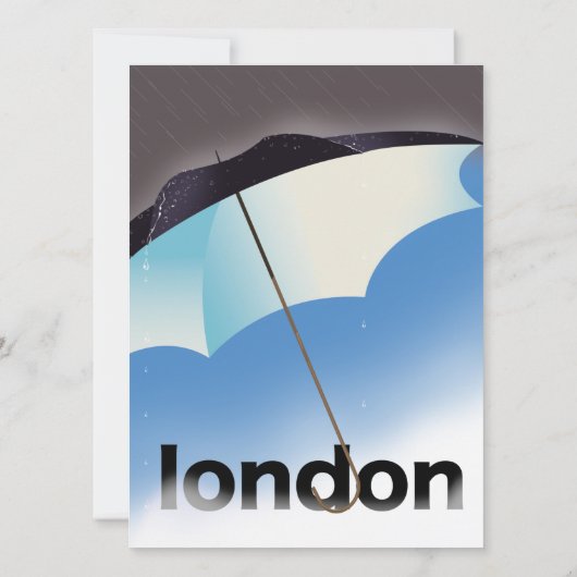 Londoner Schirmplakat (Rückseite)