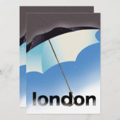 Londoner Schirmplakat (Vorne/Hinten)