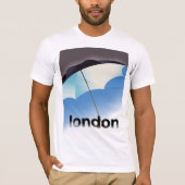 Londoner Schirmplakat T-Shirt (Vorderseite)