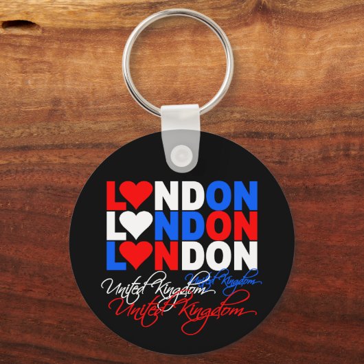 Londoner Schlüsselanhänger (Vorderseite)