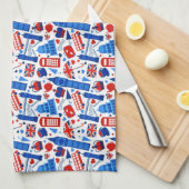 Londoner Sehenswürdigkeiten Handtuch (Viertel Falte)