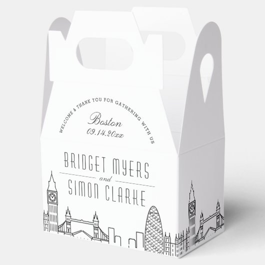 Londoner Sehenswürdigkeiten | Hochzeitsveranstaltu Geschenkschachtel (Geöffnet)