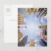 Londoner Sehenswürdigkeiten Postkarte (Vorne/Hinten)