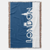 Londoner Silhouette Decke (Vorderseite Vertikal)