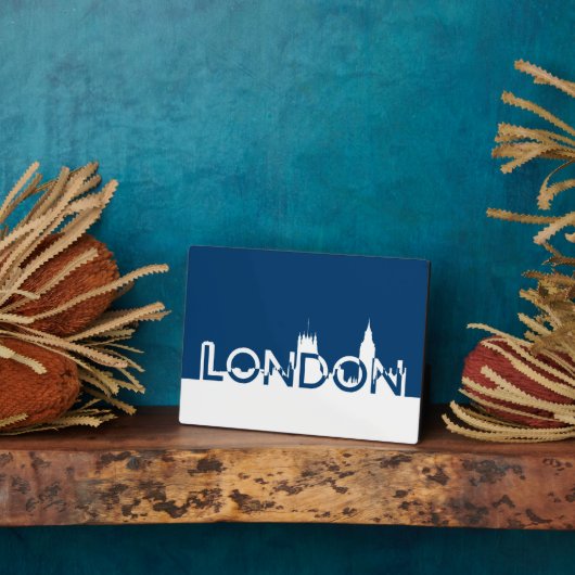 Londoner Silhouette Fotoplatte (Seite)