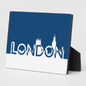 Londoner Silhouette Fotoplatte (Seite)