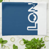 Londoner Silhouette Handtuch (Gefaltet)