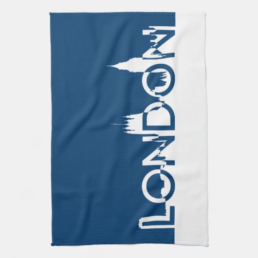 Londoner Silhouette Handtuch (Vertikal)