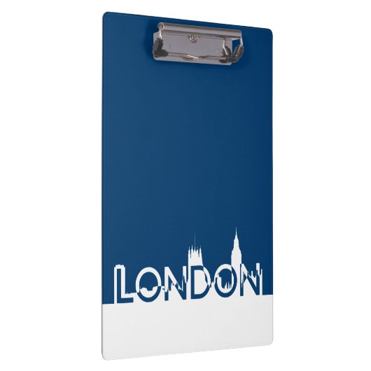Londoner Silhouette Klemmbrett (Rechts)