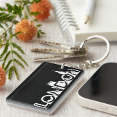 Londoner Silhouette Schlüsselanhänger (Vorderseite rechts)