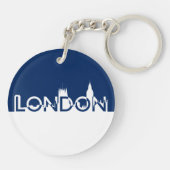 Londoner Silhouette Schlüsselanhänger (Rückseite)