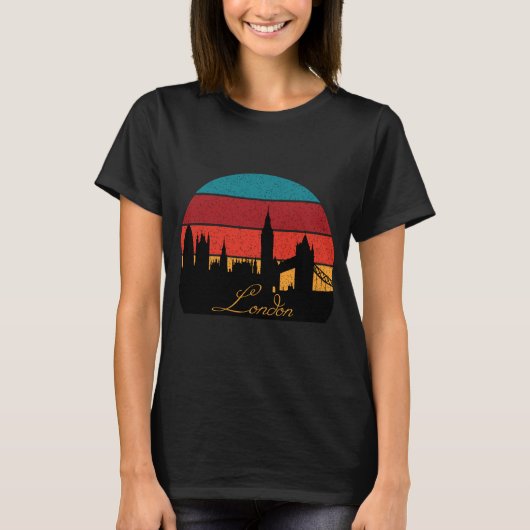 Londoner Silhouette T-Shirt (Vorderseite)
