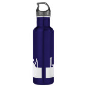 Londoner Silhouette Trinkflasche (Rückseite)