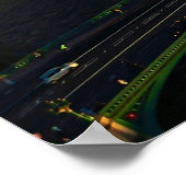 Londoner Skyline Poster (Ecke)