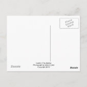 Londoner Skyline Postkarte (Rückseite)