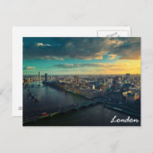 Londoner Skyline Postkarte (Vorne/Hinten)