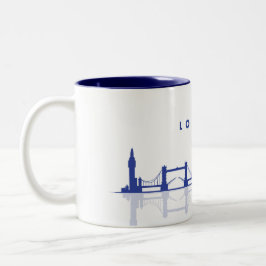 Londoner Skyline-Tasse Zweifarbige Tasse