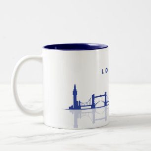 Londoner Skyline-Tasse Zweifarbige Tasse