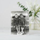 Londoner Slums, The Boys Postkarte (Stehend Vorderseite)