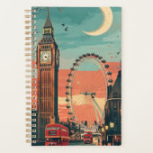 Londoner Sonnenuntergangsplaner Planer (Vorderseite)