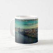 Londoner Stadtbild mit Sunset Kaffeetasse (Vorderseite Links)