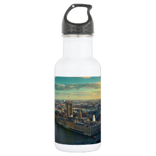 Londoner Stadtbild mit Sunset Trinkflasche