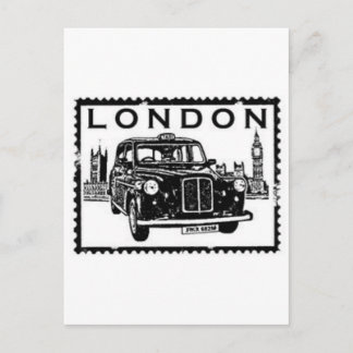 Londoner Taxi Postkarte