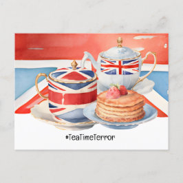 Londoner Teezeit Postkarte