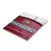 Londoner Telefonkabine Red Fliese (Seite)
