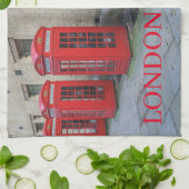 Londoner Telefonkabine Teetuch Geschirrtuch (Gefaltet)