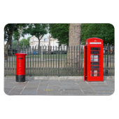 Londoner Telefonkabine und Postbox Magnet (Horizontal)