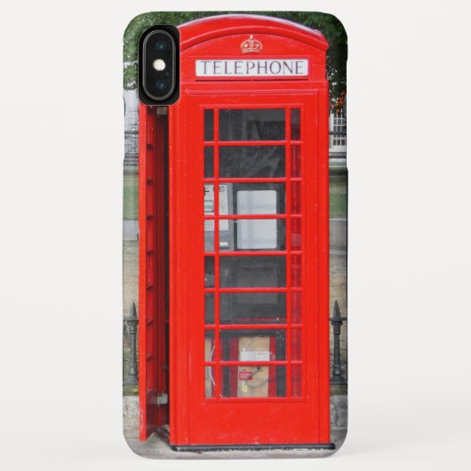 Londoner Telefonzelle Case-Mate iPhone Hülle (Rückseite)