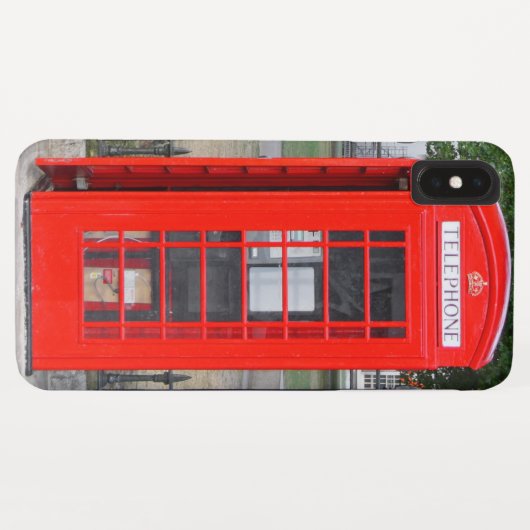 Londoner Telefonzelle Case-Mate iPhone Hülle (Rückseite (Horizontal))