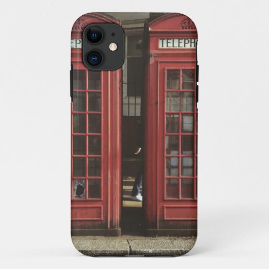 Londoner Telefonzelle Case-Mate iPhone Hülle (Rückseite)