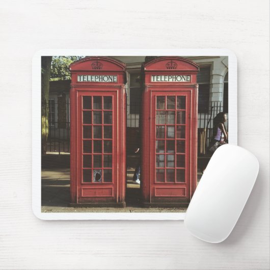 Londoner Telefonzelle Mousepad (Mit Mouse)
