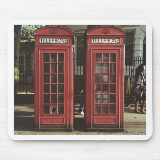 Londoner Telefonzelle Mousepad (Vorne)