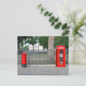 Londoner Telefonzelle Postkarte (Stehend Vorderseite)