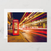 Londoner Telefonzelle Postkarte (Vorne/Hinten)