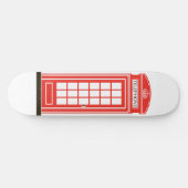 Londoner Telefonzelle Skateboard (Horizontal)