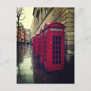 Londoner Telefonzellen Postkarte
