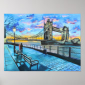 Londoner Themse Poster (Vorne)