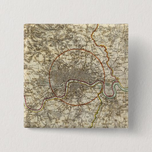 Londoner Umgebungen Button (Vorderseite)