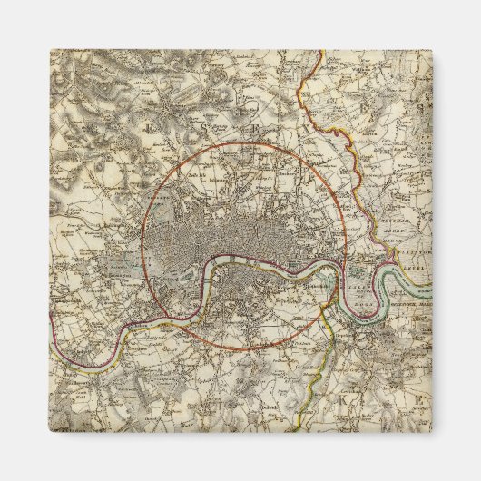 Londoner Umgebungen Magnet (Vorne)