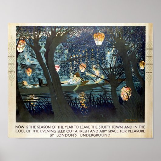 Londoner Untergrund 1908-1933 Poster (Vorne)