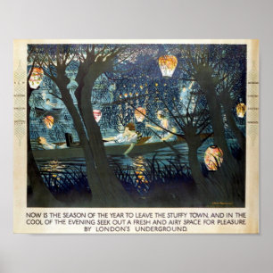 Londoner Untergrund 1908-1933 Poster