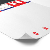 Londoner Verkehrsplakat Poster (Ecke)