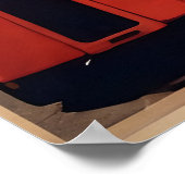 Londoner Vintage-Poster Poster (Ecke)