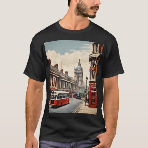 Londoner Vintage-Poster T-Shirt