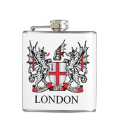 Londoner Wappen Flachmann (Vorderseite)