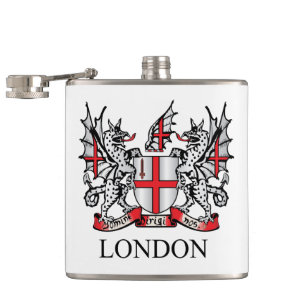 Londoner Wappen Flachmann